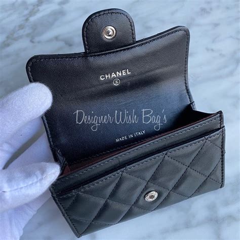 chanel denim card holder|Long Wallets .